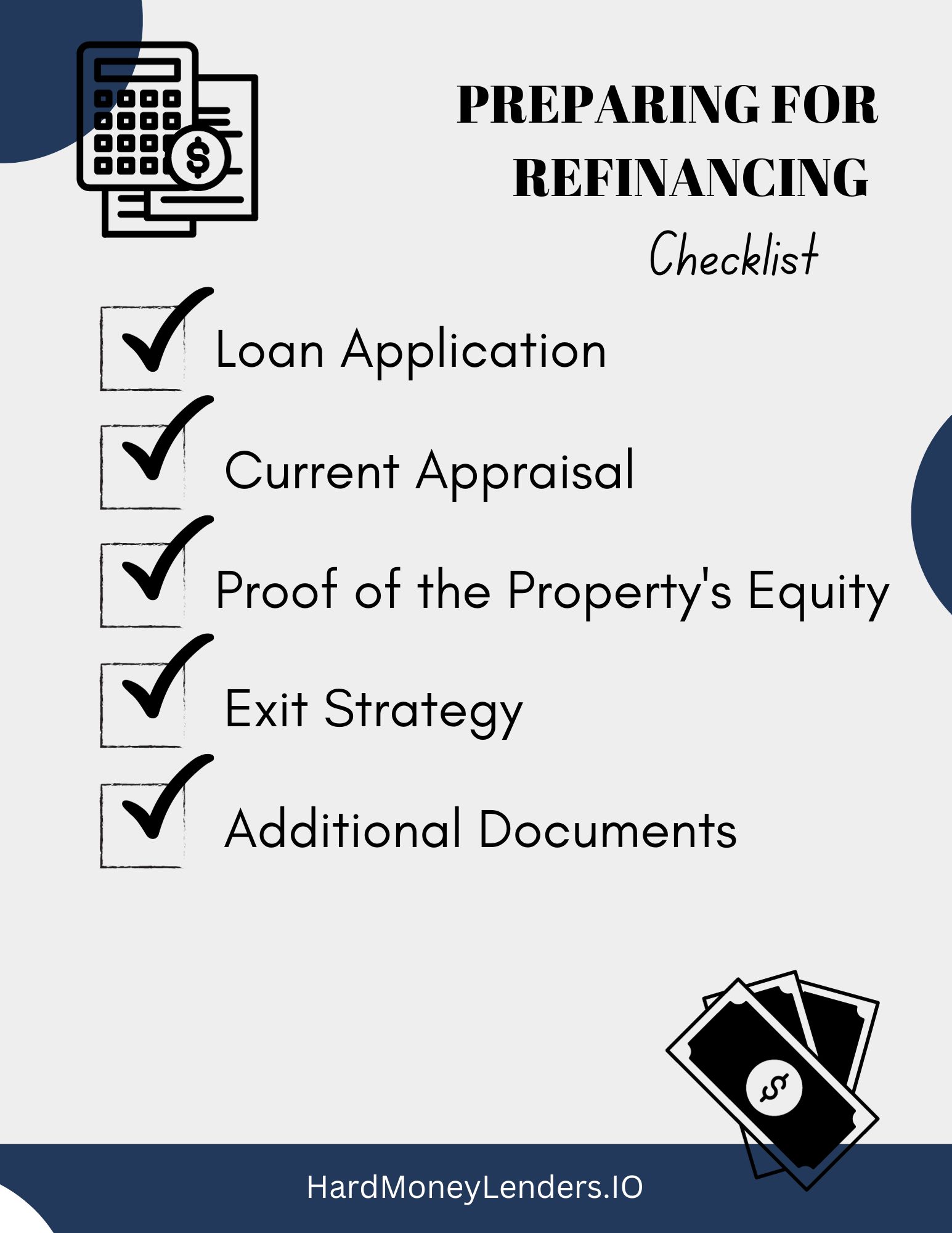 checklist to prepare for refinance