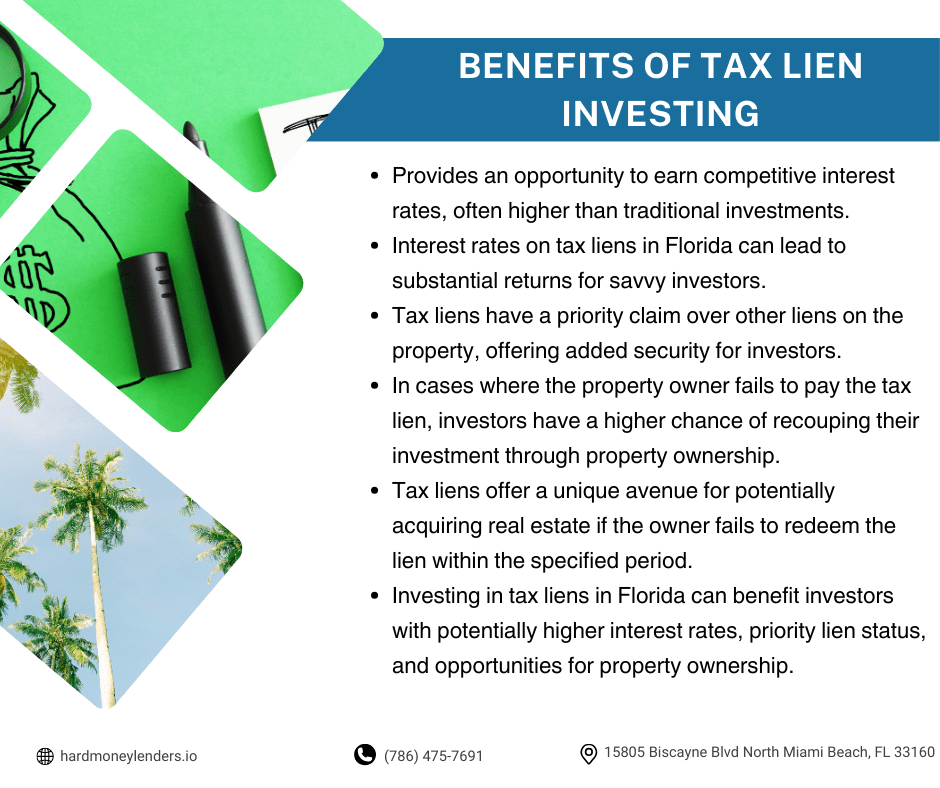benefits of tax lien investing in florida